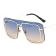 2020 Fashion Oversized Square Sunglasses Men Women Luxury Rimless Sun Glasses Female Pink Gradient Eyeware High Quality Oculos