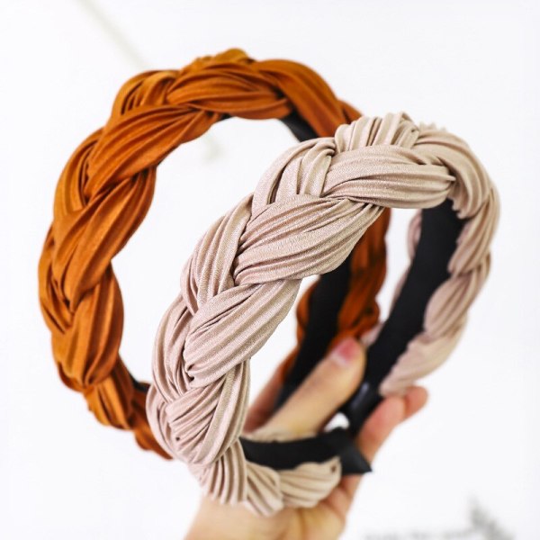 Wholesale 9 Colors Trendy New Twisted Headbands for Women Hair