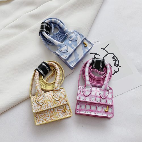 Mini Small Square Women Shoulder bag 2020 Fashion PU Leather Women's Handbag Crocodile pattern Chain Shoulder Messenger Bags