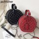 Brand Round Shoulder Bag For Women Handbag Crossbody Bags Female PU Leather Chain Ladies Messenger Tote Bags Rivet Bolsa Feminin