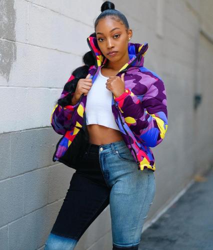 Women Coats Zippers Pockets Camouflage Jacket Turn Down Collar Velvet Overcoat Plus Size High Street Ladies Outdoor Wears