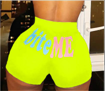 New Women Sexy Club Party Candy Mini Shorts Sports Fitness Push Up Multicolor Cute Shorts Summer Harajuku Short Feminino