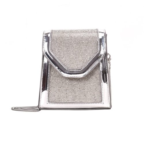 Diamond Square bag 2019 Summer Fashion New Quality PU Leather Phone bag Women's Designer Handbag Chain Shoulder Messenger Bags