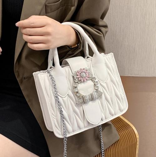 Sweet Lady Tote bag 2020 Fashion New High quality PU Leather Women's Designer Handbag Diamond Lock Chain Shoulder Messenger Bag