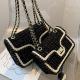 Sequins Flap Crossbody bag 2020 Fashion New High Quality Wool Women's Designer Handbag Lock Chain Shoulder Messenger Bag