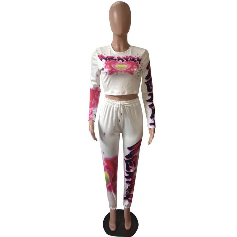 graffiti jogger set