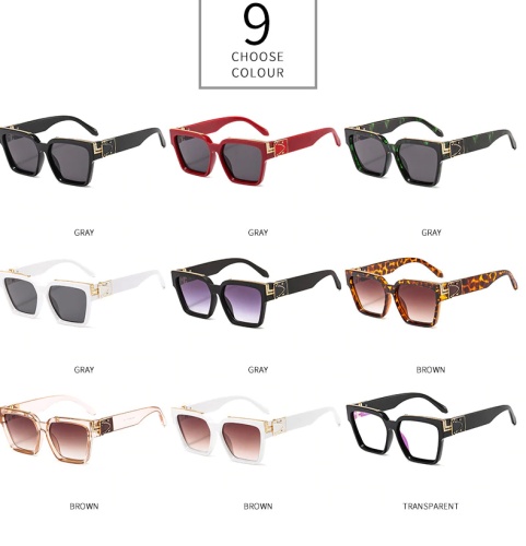 New Vintage Square Sunglasses Women's Men Retro Brand Designer Fashion Colorful Sun Glasses Female Eyewear UV400 Oculos De Sol