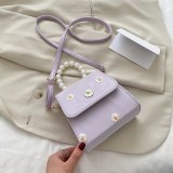 2021 Fashion Women Daisy Totes Shoulder Bags Creative Design Chic Women Pearl Handbag PU Elegant Crossbody Pouch