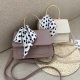 Fashion Elegant PU Leather Shoulder Crossbody Bags Women Small Party Bowknot Top-handle Bag Street Travel Messenger Bag 2021 New