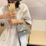 2021 Fashion Women Daisy Totes Shoulder Bags Creative Design Chic Women Pearl Handbag PU Elegant Crossbody Pouch