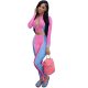 Streetwear Pink Sweatsuits for Women Set Joggers Fall 2020 Women Clothing Sets Lounge Wear Tracksuit Women Two Piece Outfits