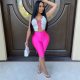 Sexy 2 Piece Sets Womens Outfits Summer Shorts Sets for Women Birthday Club Lace Up Co Ord Biker Shorts Two Piece Matching Sets