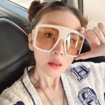 Fashion Oversized Square Women Sunglasses Jelly Color Big Frame Female Sun Glasses Retro Men Shades UV400 Gradient Eyewear