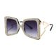 Oversized Sunglasses Women Big Wide Temple Bling Stones 2021 Fashion Shades