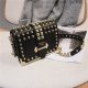 Luxury Rivet Bags for Women 2021 High Quality Vintage Leather Shoulder Bag Small Crossbody Bag Ladies Brand Chain Messenger Bag