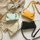 Summer Fashion Women Bag Top Handle Luxury Beaded Top Handle Ladies Handbags PU Leather Chain Crossbody Shoulder Bag