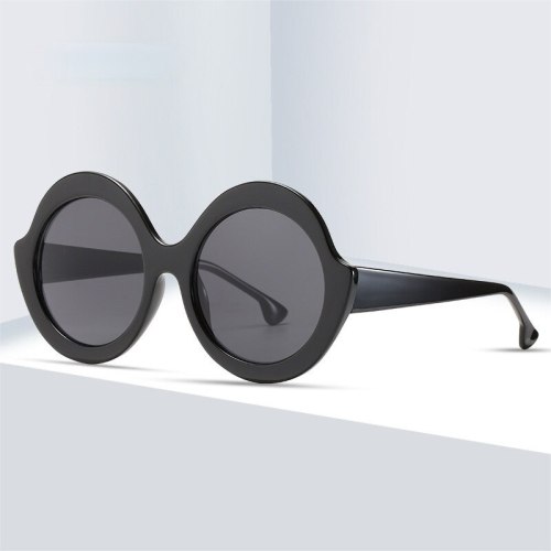 Fashion Oversized Round Colorful Sunglasses Women Vintage Trending Gradient Eyewear Men Blue Red Shades UV400 Sun Glasses