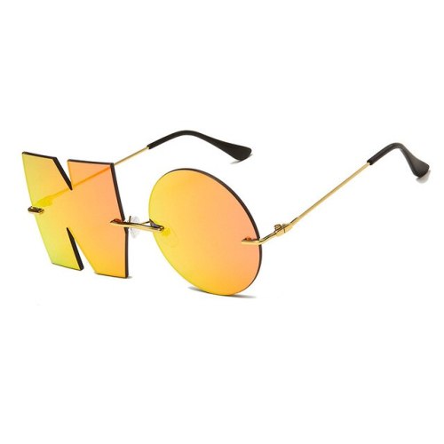 Vintage Steampunk Sunglasses Women 2021 Retro Rimless Sunglasses Men Punk Sunglasses Brand Designer Eyewear Oversized UV400