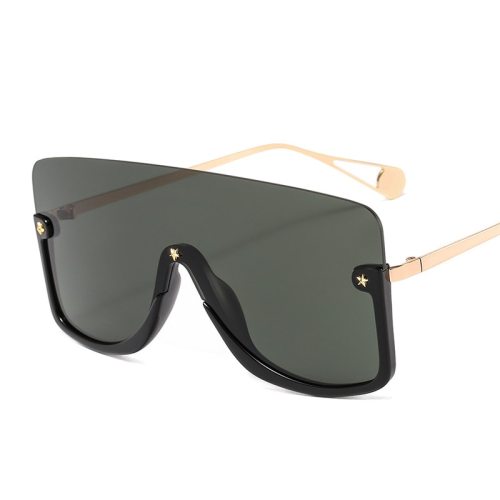 Oversized Sunglasses Women 2020 One Piece Goggle Sunglasses Men Luxury Brand Designer Gradient Mask Sunglasses Eyewear Fashion