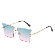 2021 rimless sunglasses New Trendy Style sunglasses women assorted  sunglasses