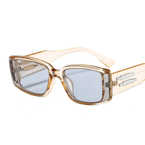 2021 Retro Steampunk Sunglasses Fashion Small Frames Men Women Shades Rectangle Vintage Glasses