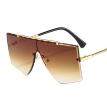 2021 Finewell semi-rimless glasses mens modern sunglasses  rectangular sunglasses for men