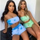 Wholesales women summer clothing club clothing two piece set women clothing two piece short set