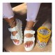 2021 Summer  Rivets Ladies Platform Wedge Mules Women Sandals