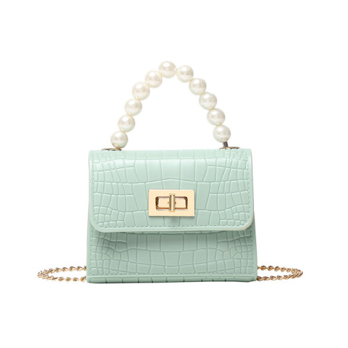 Purse 2021 Jelly Bags Mini Purse Kids Girls Spring Summer Pearl Bags Candy Crossbody Women Handbag