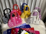 Trendy Designer Purses And Ladies Crossbody Handbags And Silk Scarves Hat Set Women