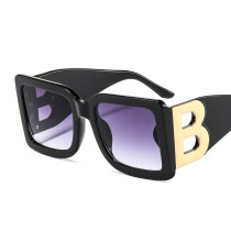2021 most popular cheap european women trendy oversize square women adults Sunglasses