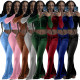 New Arrival velvet velour Plus Size Sport Wear tracksuit two Sets Joggers fall winter Pants Crop Tops Clothes Women 2 Piece Sets