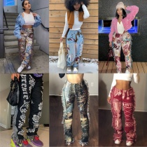 Hot selling women 2021 summer clothing colorful  tassels women sweat pants