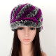 Winter furcap Women Genuine Real FurRexRabbit Hats Hand Knitted Female Beanie Hats Ladies  Headwear peaked cap  winter