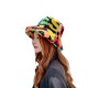 Wholesale 2021 fashion lady's faux fur fisherman cap popular letter printed outdoor women accessories bucket hat winter