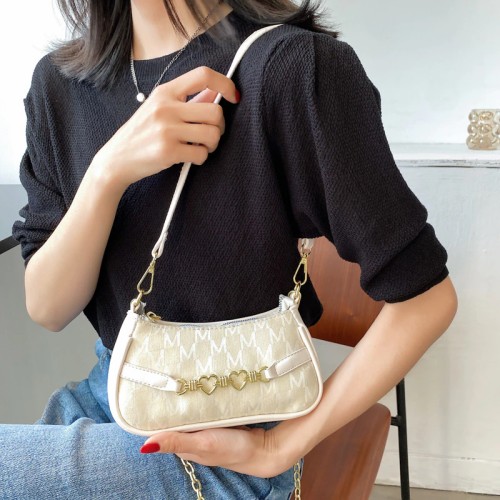 Chain Fashion Small Bag Women's 2021 New Embroidery Summer Shoulder Bag Messenger Bag Purses and Handbags Luxury Designer