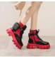 2021 fWholesale trendy fashion ladies winter ankle shoes with pocket women zipper platform boots