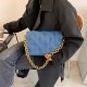Luxury Women's Small Bags 2021 Spring New Fashion New Style Black All-match Chain One Shoulder Messenger Small Square Bag