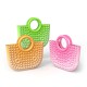 New Big Size Women's Latest Beautiful Rainbow Handbag Push Up Bubble  Poppet  Bag Sensory Fidget Toy Popper Bag