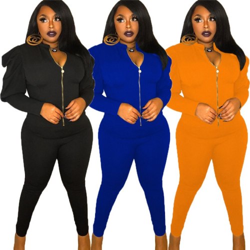 Fall Clothing Long Sleeve Top and Pants Set Leggings Womens Tracksuit 2piece Set Women Two Piece Outfits Wholesale Dropshipping