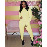 Fall Clothes for Women High Waist Long Sleeve Bodysuit Sexy Turtleneck Bodysuit White Lucky Label Jumpsuit Bulk Dropshipping