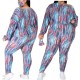 Tracksuits Women Set Striped Long Sleeve Top and Elastic Pants Sets 2 Piece Casual Plus Size Sweat Suits Wholesale Dropshipping