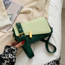 New Ins Women'S Hit Color Shoulder Bag Stitching Color Ladies Handbag Messenger Bags Women Handbags Ladies