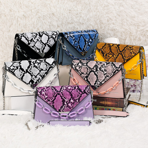 Ins Popular Latest Serpentine Luxury Handbags Clamshell Bags Shoulder Crossbody Chain Purses Women Handbangs