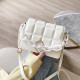 Trendy women chain hand-embroidered line small square bag hundreds of one-shoulder stilettos bag
