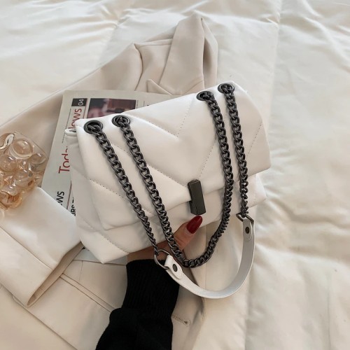 Luxury Designer Chains Crossbody Bags For Women Fashion Diamond Lattice Shoulder Bags 2021 Soft Women Messenger Bags Totes