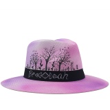 Summer Hat Women Panama Straw Hat Fedora Beach Vacation Wide Brim Visor Casual Summer Sun Hats for men Sombrero