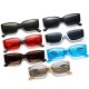 2021 New Arrival Rectangle Sunglasses Men Women Brand Designer Cool Logo Frame PC Colorful Lens Black Leopard Traval Sun Glasses