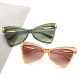 2021 New Arrival Cat Eye Sunglasses Women Men Leopard Metal Frame Color PC Lens Brand Designer Luxury Trend Fashion Sun Glasses