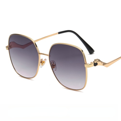 Fashion Square Sunglasses Women Wace Frame Leg Glasses Retro Sunglass Men Luxury Brand Design Eyewear UV400 Sun Glass Shades